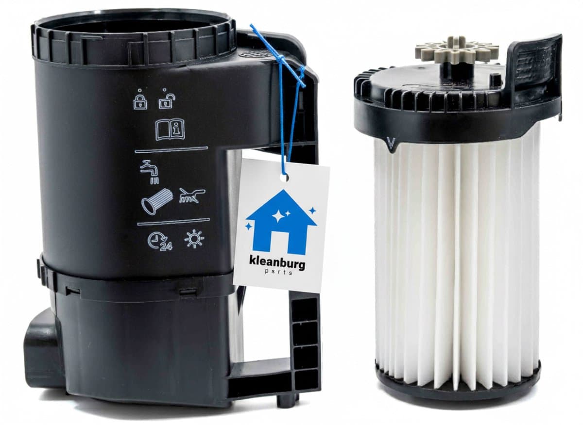Kleanburg® Filter geschikt voor Miele Blizzard CX1 - Filter met Houder — afbeelding 1
