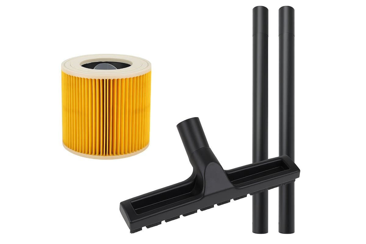 Filter, zuigbuis & zuigmond set seschikt voor Kärcher WD2 WD3 WD2 Plus — afbeelding 1
