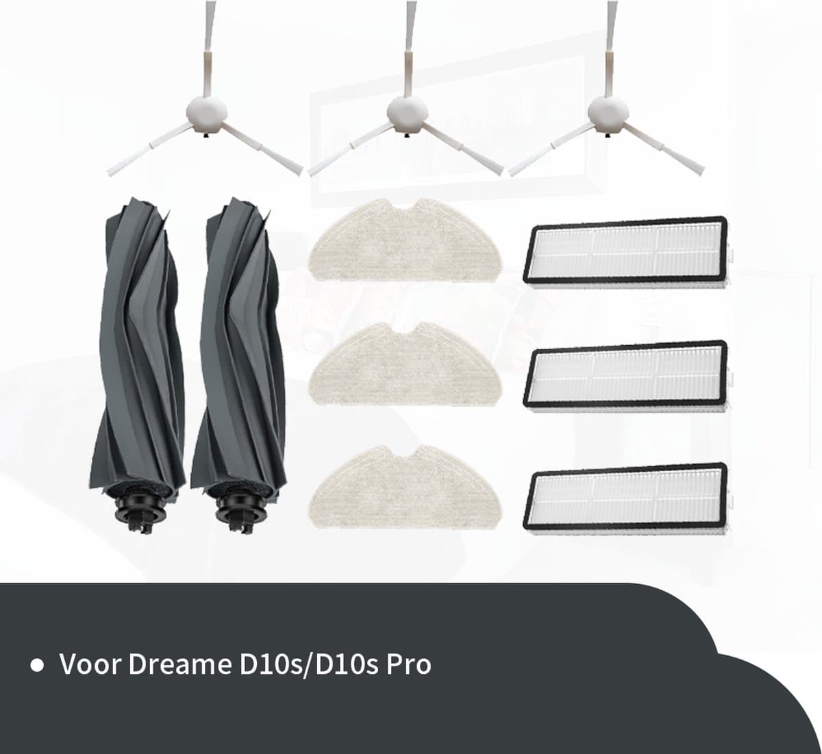 Replacements® Onderdelen geschikt voor Dreame D10 S en L10 S — afbeelding 1
