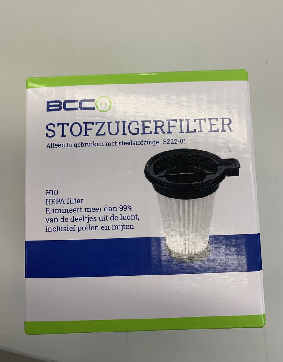 BCC STOFZUIGERFILTER HEPAFILTER H10 TBV BCC STEELSTOFZUIGER SZ22-01 — afbeelding 1