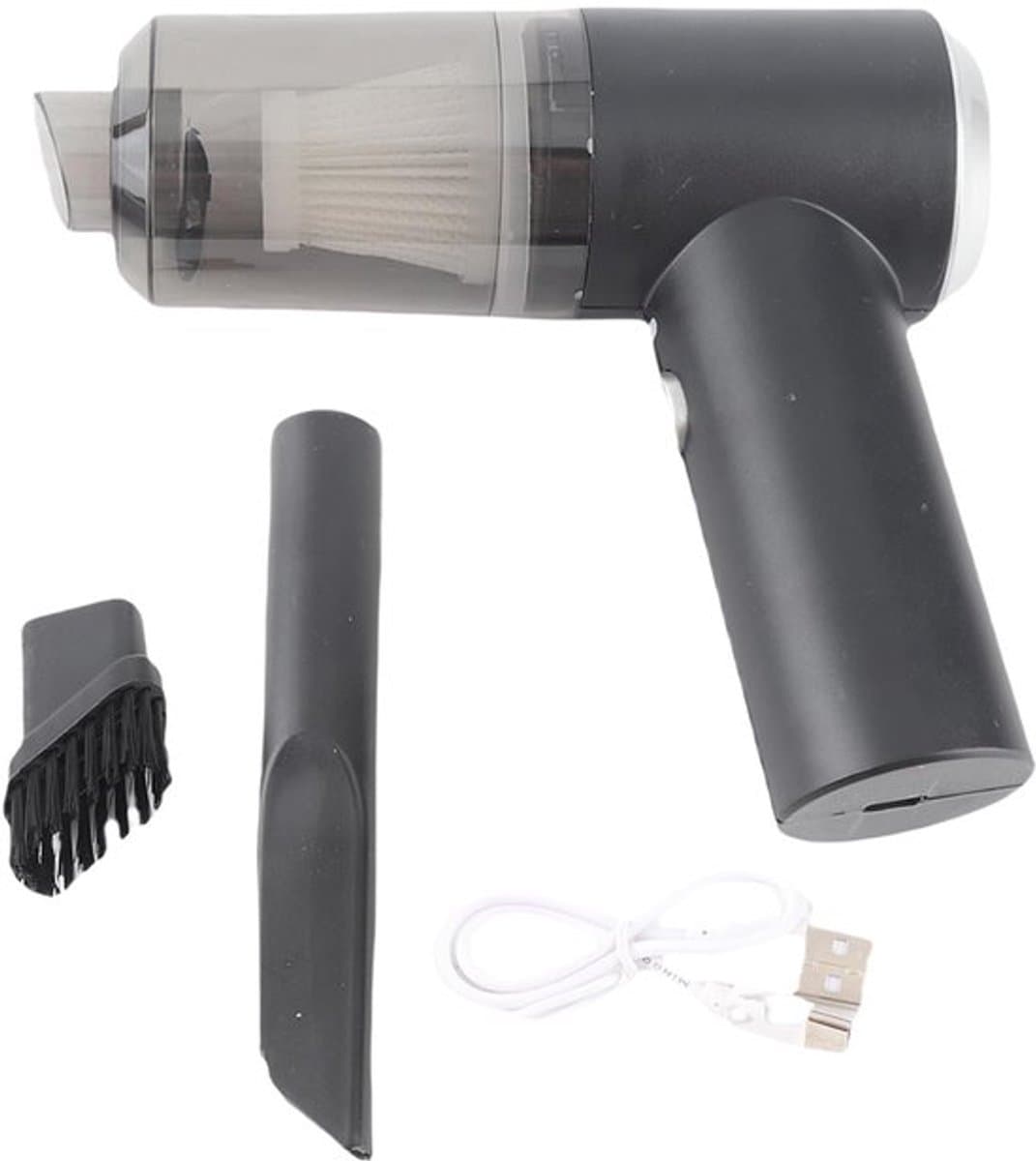 Draagbare Stofzuiger - Handstofzuiger Mini - Bureau Reinigen - Met LED-licht - 0.1L Capaciteit - Wit — afbeelding 1