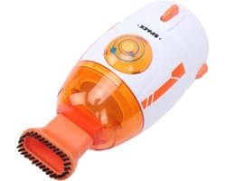 Mini Stofzuiger - Bureaustofzuiger Kruimeldief - Bureau Schoonmaken - Afneembare Stofbak - 13.5 cm Lengte - Oranje