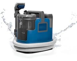 VALI® Vlekkenreiniger - Dubbele Watertanks - Draagbare Wasstofzuiger - Blauw - 34cm x 23cm x 36cm