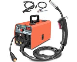 Draagbare lasmachine - Semi-automatische booglasser - Reparatie en doe-het-zelf - Veelzijdige 2-in-1 functionaliteit - 6kg - Grijs