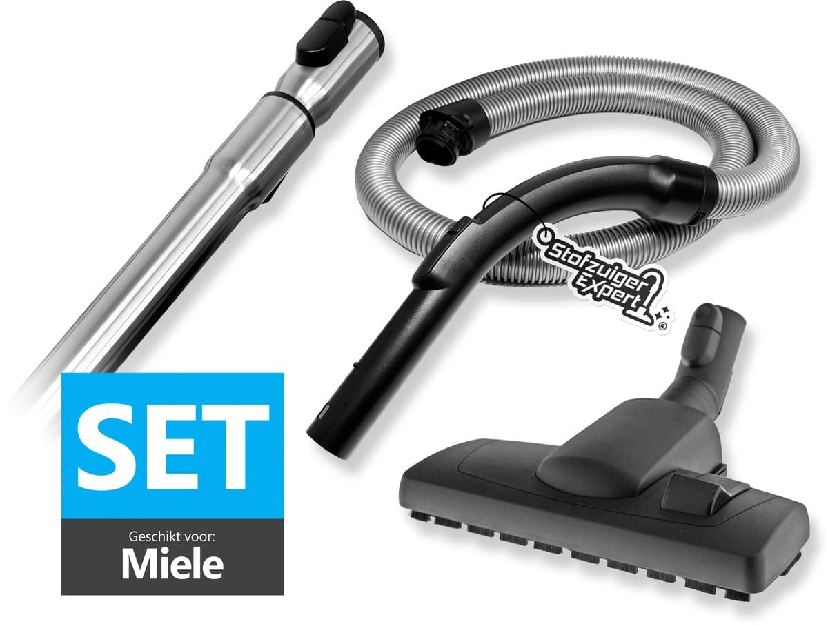 Set Telescopische Zuigbuis + Slang + Greep & Combi Mondstuk geschikt voor Miele Guard L1, M1, S1, Complete C3, S8, S6, S8000 en S6000 Series — afbeelding 1