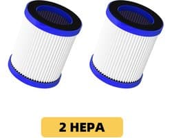 Elekiatech Steelstofzuiger HEPA Filter Accessoires - Set van 2 - alleen geschikt voor Elekiatech modellen XL315, XL316, XL618E-8, H75