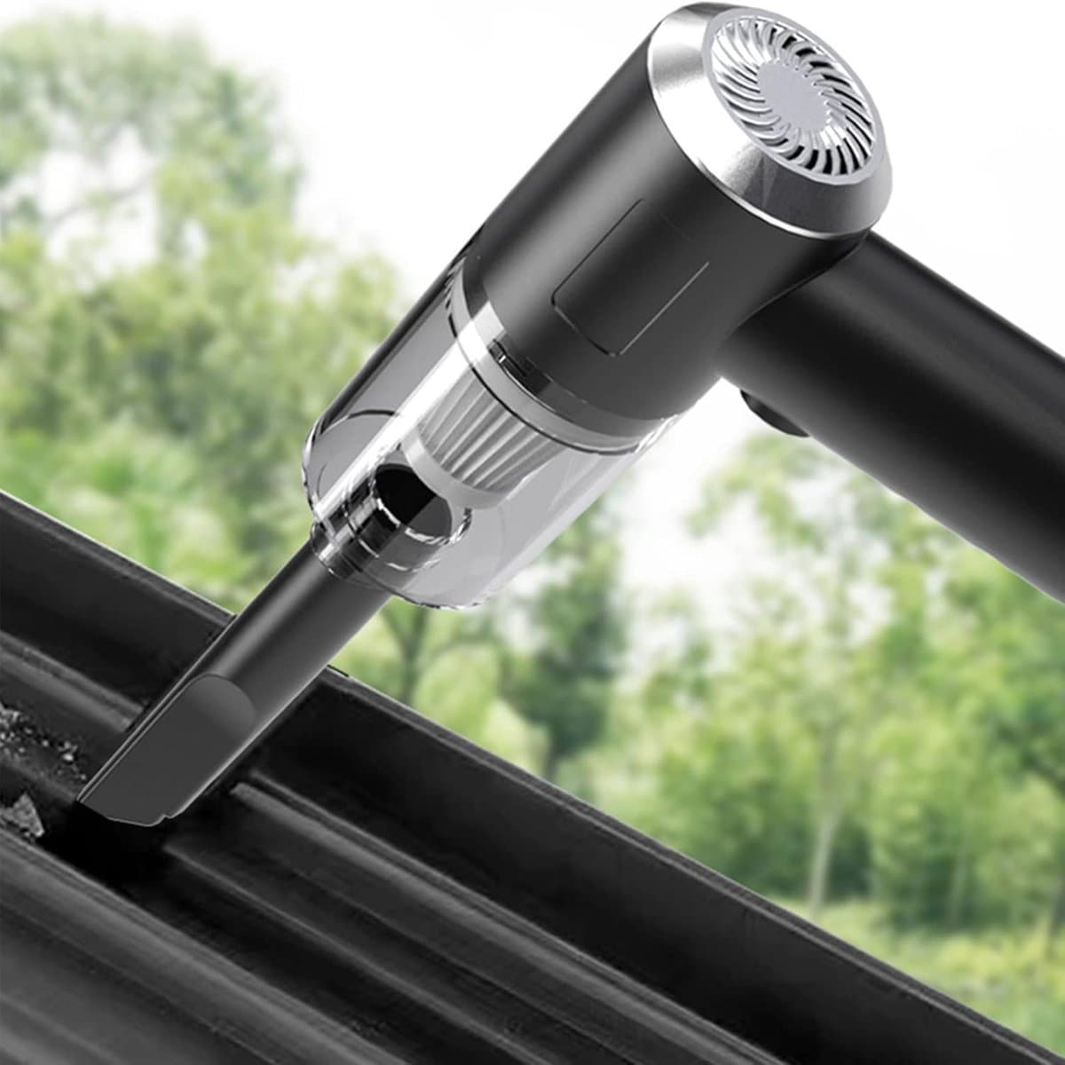 Kruimeldief - Auto stofzuiger - Krachtige handstofzuiger voor in de auto - USB oplaadbaar - Draagbaar - Mini-stofzuiger - Geschikt voor auto's en kantoren — afbeelding 1