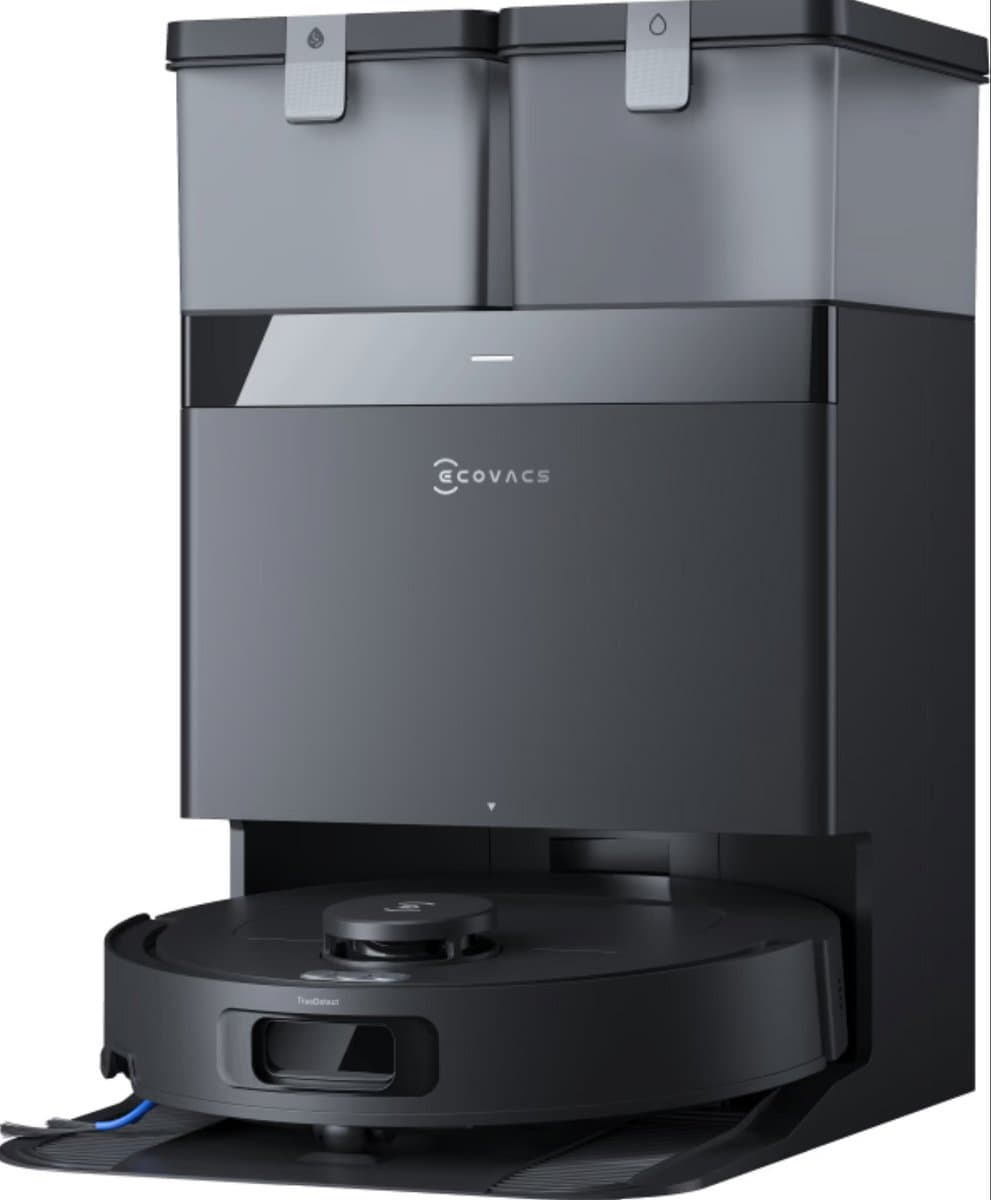 ECOVACS Deebot T30C OMNI Gen2, Robotstofzuiger met dweilfunctie, 25.000 Pa, OZMO Turbo 2.0 dweilen, ZeroTangle 3.0 anti-klit, TruEdge 2.0 randreiniging, Omni-station, 75 °C dweil wassen, Zwart — afbeelding 1