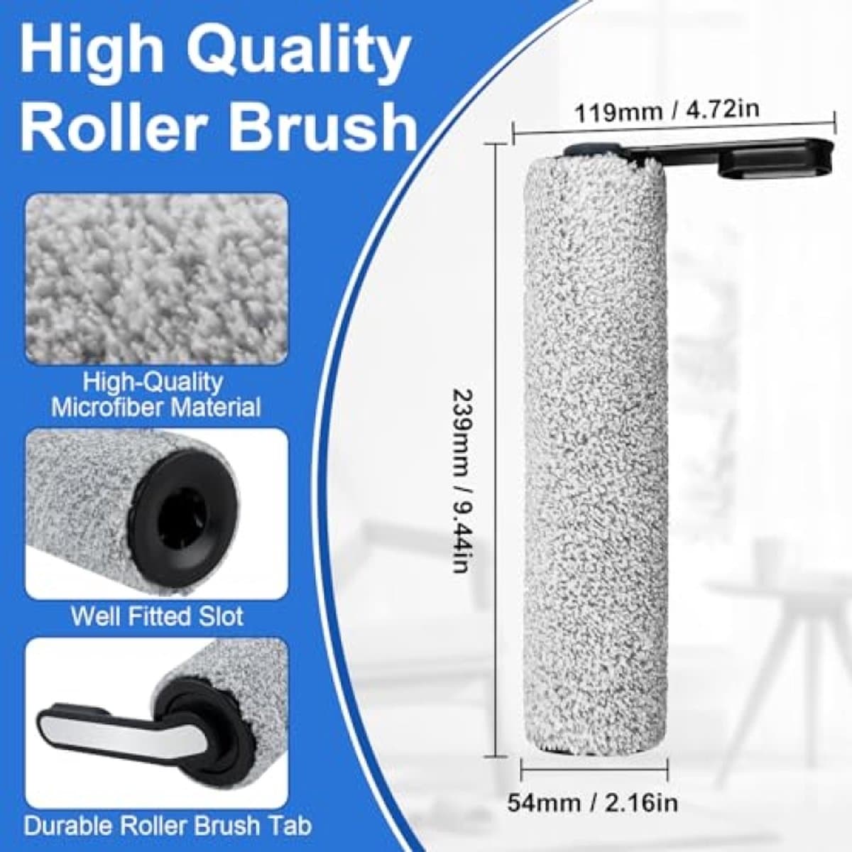 PromoHome Borstelroller en Filter Set voor Tineco Floor One S5 / S5 Pro / S5 Pro 2 / S5 Extreme - 2 Rollen + 2 HEPA Filters + Reinigingsborstel — afbeelding 1