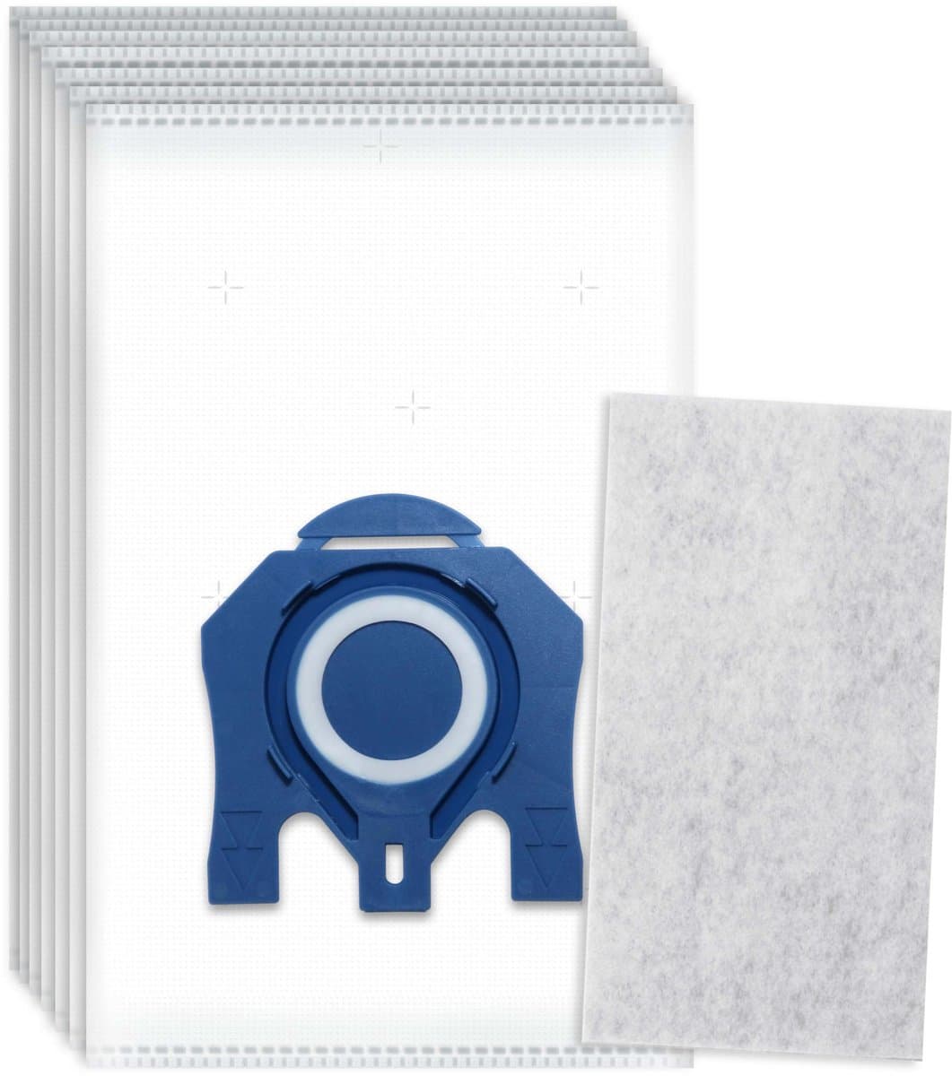 10x Dparts PRO stofzakken geschikt voor Miele GN - met 2 filters - stofzuigerzakken HyClean 3D Efficiency GN - HyClean Pure GN - Complete C2, C3 en Classic C1 stofzuiger series - stofzuigzak MI40 — afbeelding 1