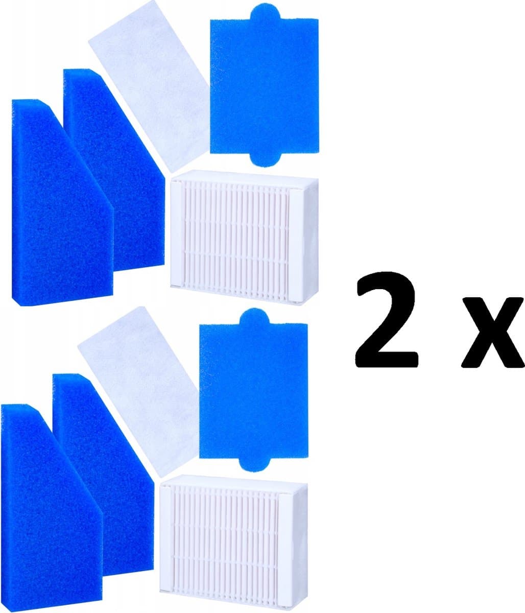 2 x FILTERSET vervanging VOOR THOMAS stofzuiger Aqua+ Multi Clean Parquet x10, Pet&Family, Anti Allergy, Allergy & Family, Mistral XS, Twin XT Perfect Air Allergy Pure, Animal Pure, model WES2146.EA 787241.787276.787203 — afbeelding 1