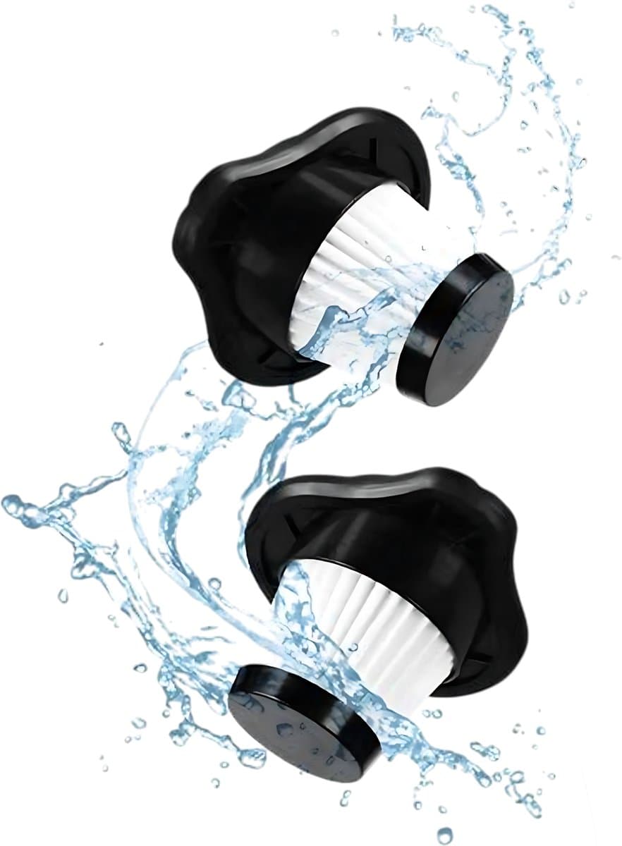 BELLAVITA ® HEPA filter voor Kruimelzuiger - Set van 2 Stuks - Wasbare HEPA filter — afbeelding 1