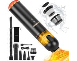 Handstofzuiger - Autostofzuiger - Draagbaar En Draadloos - Luchtblazer - LED/SOS Licht