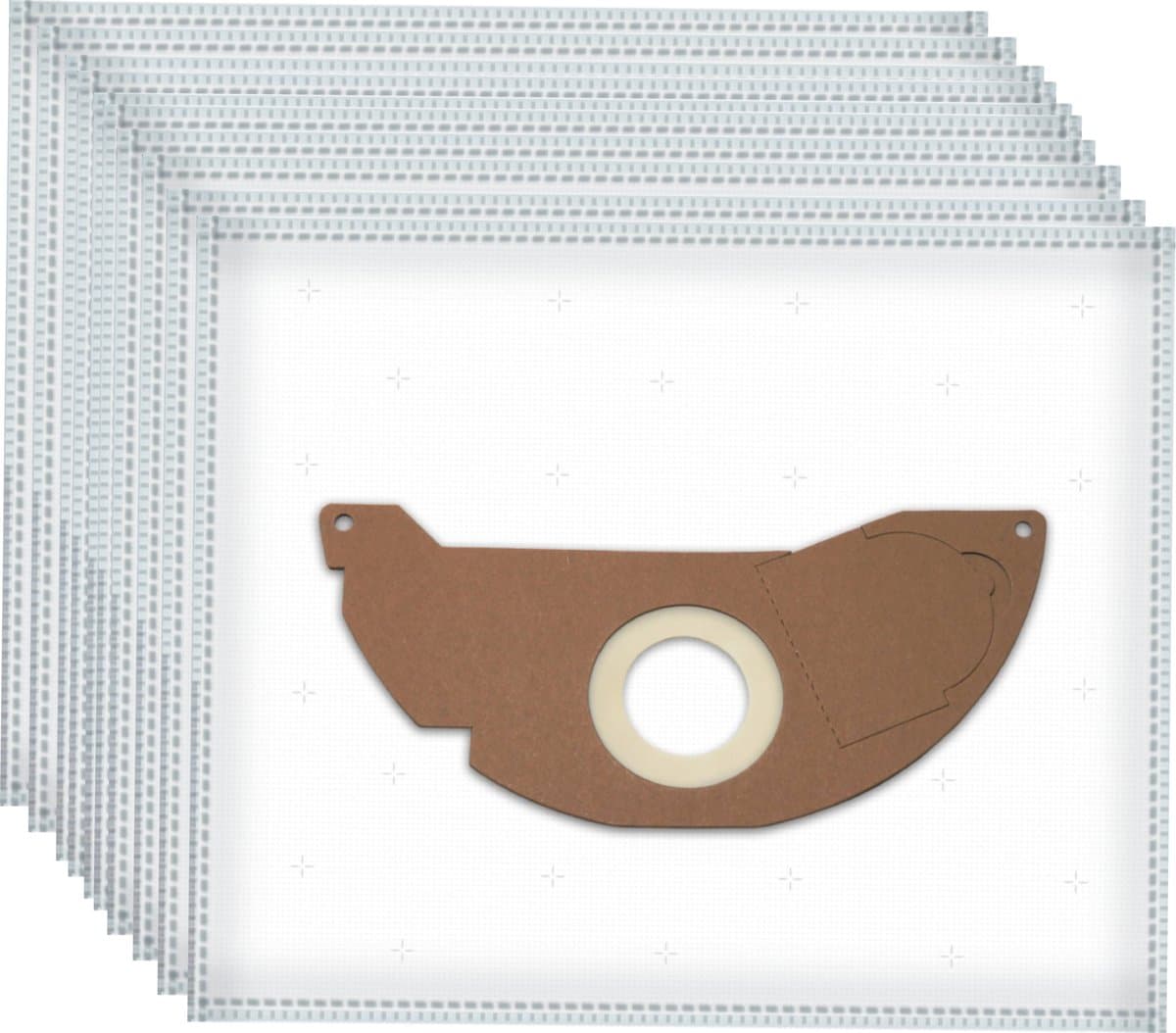 10x Dparts stofzuigerzakken geschikt voor Karcher WD2 en MV2 series - nr. 6.904-322.0 — afbeelding 1