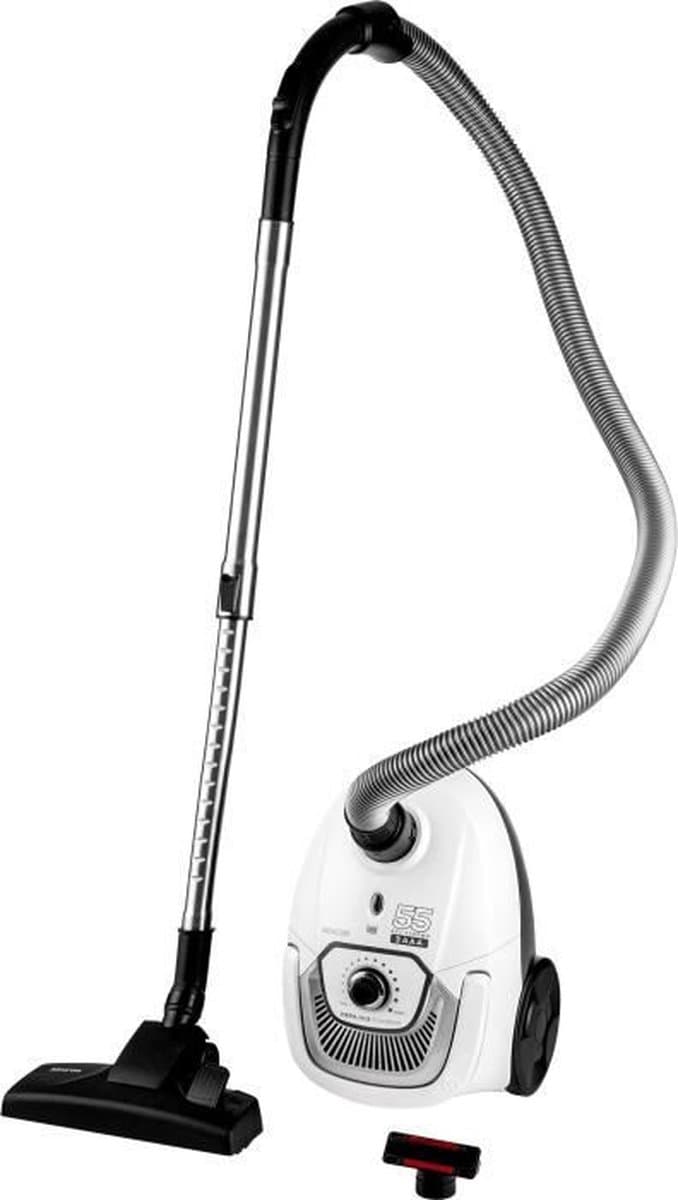 Busstofzuiger met zak - SENCOR - SVC 5500WH - 700 W ECO-motor - 75 dBA - 2 L - H13 HEPA-filter - Wit — afbeelding 1