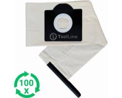 ToolLine® - Herbruikbare stofzuigerzak tot 100 keer - Geschikt voor Kärcher WD3 - WD4 - WD5 - WD6 - 6.959-130.0 - Parkside - DeLonghi - Electrolux - Hoover - Moulinex - Progress - Tornado - Volta - Karcher stofzuigerzakken