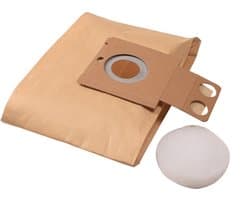 Geschikt voor SIEMENS. 5 Stuks. Stofzuigerzakken voor VSR 8000, Sensor Cruiser, TypT, 462522, + motorfilter, Papier. COVAKO Merk