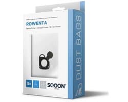 SQOON® Stofzuigerzakken Geschikt voor Rowenta Silence Force / X-Trem - Vervangt Model ZR200520 - High Filtration voor Optimale Stofopname