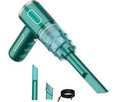 Draadloze Stofzuiger - Handstofzuiger Kruimeldief - Auto en Huis - Hoge Zuigkracht - 500ml Capaciteit - Groen