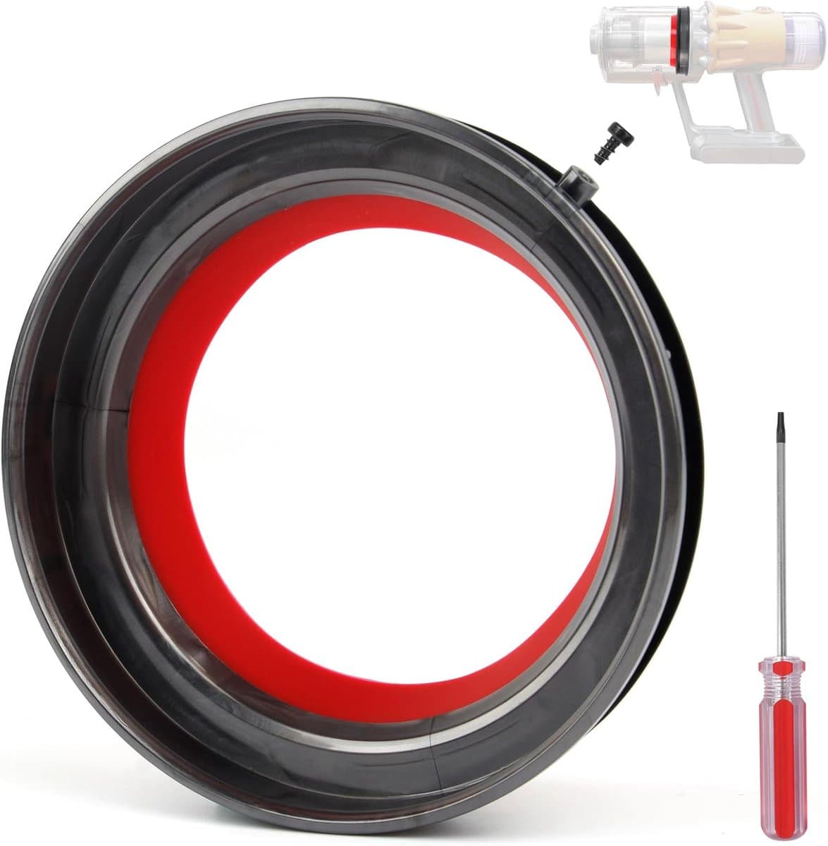 Vervangende afdichtingsring voor de stofbak van de Dyson V12 SV18 SV20 Detect Slim/Digital Slim stofzuiger. — afbeelding 1