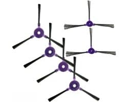 6stuks - geschikt voor de Samsung Powerbot-E VR05R5050WK robotstofzuiger - accessoireset - 6 Zijborstel