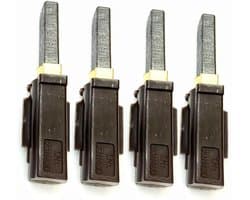 4 stuks 2311480 Vervangende koolborstel voor stofzuigermotor - Vervangingsonderdelen voor stofzuigers