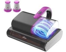 Matrasreiniger met UV-C lamp - Draadloze stofzuiger met HEPA filter, krachtige zuigkracht, 500 ml reservoir, allergieverwijdering
