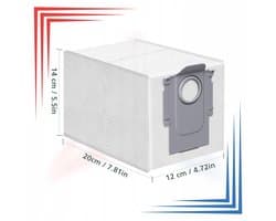 Roborock Q Revo Stofzuigerzakken - 2 Stuks Synthetisch