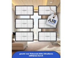 G20s Ultra Vervangingsonderdeel Accessoires voor Roborock G20s Ultra/Saros 10R/Qrevo CurvX met 6 HEPA-filters, Onderhoudskit, Stofzuige