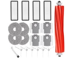 Cosensi - Accessoireset voor robotstofzuigers: 1 hoofdrolborstel, 4 hepa-filters, 4 dweilpads, 6 zijborstels, 4 stofzakken, 1 borstel