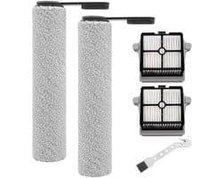 Borstelroller Reserveonderdelen - 2 Borstelrollen - 2 Filters - 1 Reinigingsborstel - Geschikt voor Tineco FLOOR ONE S7 PRO - Draadloze Stofzuiger - Stofzuigerborstel