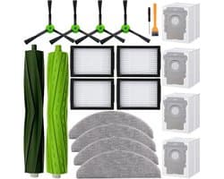 Compatibel Geschikt voor de iRobot Roomba Combo i5, i5+, Combo j5 en j5+ robotstofzuiger accessoirekit.