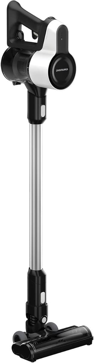 Accu Steelstofzuiger - Draadloze Stofzuiger - Huis Reinigen - 2-in-1 Functionaliteit - 45 Min Gebruik - Wit Zwart — afbeelding 1