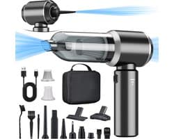 Handstofzuiger 2-in-1 - Draadloos met Blaasfunctie - 18000PA - Oplaadbaar - Voor Auto en Huis