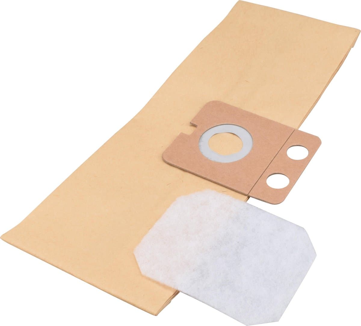 Geschikt voor NILFISK. 5 stuks. Stofzuigerzakken voor Two-Ply Dust Bag, 22198000, + Motorfilter. COVAKO Merk — afbeelding 1