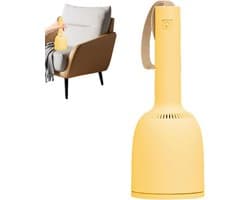 Kleine Stofreiniger - Draagbare Stofzuiger - Bureau Schoonmaken - Krachtige Zuigkracht - 18.7L x 7W cm - Geel