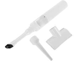 Draadloze Handstofzuiger - Kruimeldief - Auto Reinigen - Hoge Zuigkracht - 27 cm - Wit