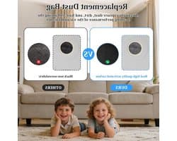 Stofzakken voor robotstofzuigers, 12 stuks, actieve koolstof, grote capaciteit, 3 liter, geschikt voor Ecovacs Deebot X11 Pro Omni