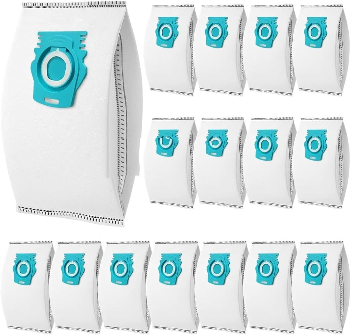 16 stuks TU-stofzuigerzakken-voor Miele Guard S1/L1/M1-stofzuigerzakken voor Miele Pure TU-Junior/Silence/Allergy/Parquet XL/AllFloor/Cat Dog/Flex/Comfort-serie-Lekvrij- inhoud 3,5 liter — afbeelding 1