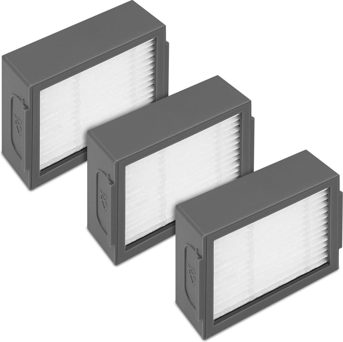 kwmobile filter set geschikt voor iRobot Roomba e-Series en i-Series - Filters voor robotstofzuiger - Vervangingsfilter - 3 stuks — afbeelding 1