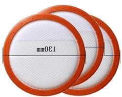 Ronte - Stofzuiger vervangende filterset voor Midea C3-L148B C3-L143B VC14A1-VC - Wasbaar katoenen HEPA-filter - 146/130 mm - Verbeterde prestaties