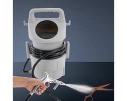 Mobiele Zandstraler - Verrijdbare Zandstraler - Metaal Reinigen - Grote Capaciteit - 15 kg - Grijs