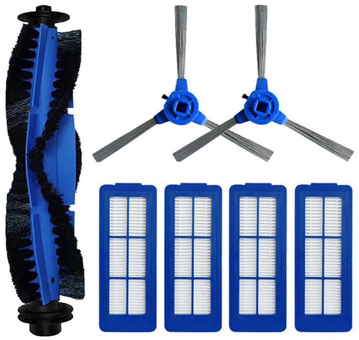 Roller-Brush Filter Zijborstel Onderdeel Geschikt voor Eufy Robovac G10 G30 Hybrid Reserveonderdelen — afbeelding 1