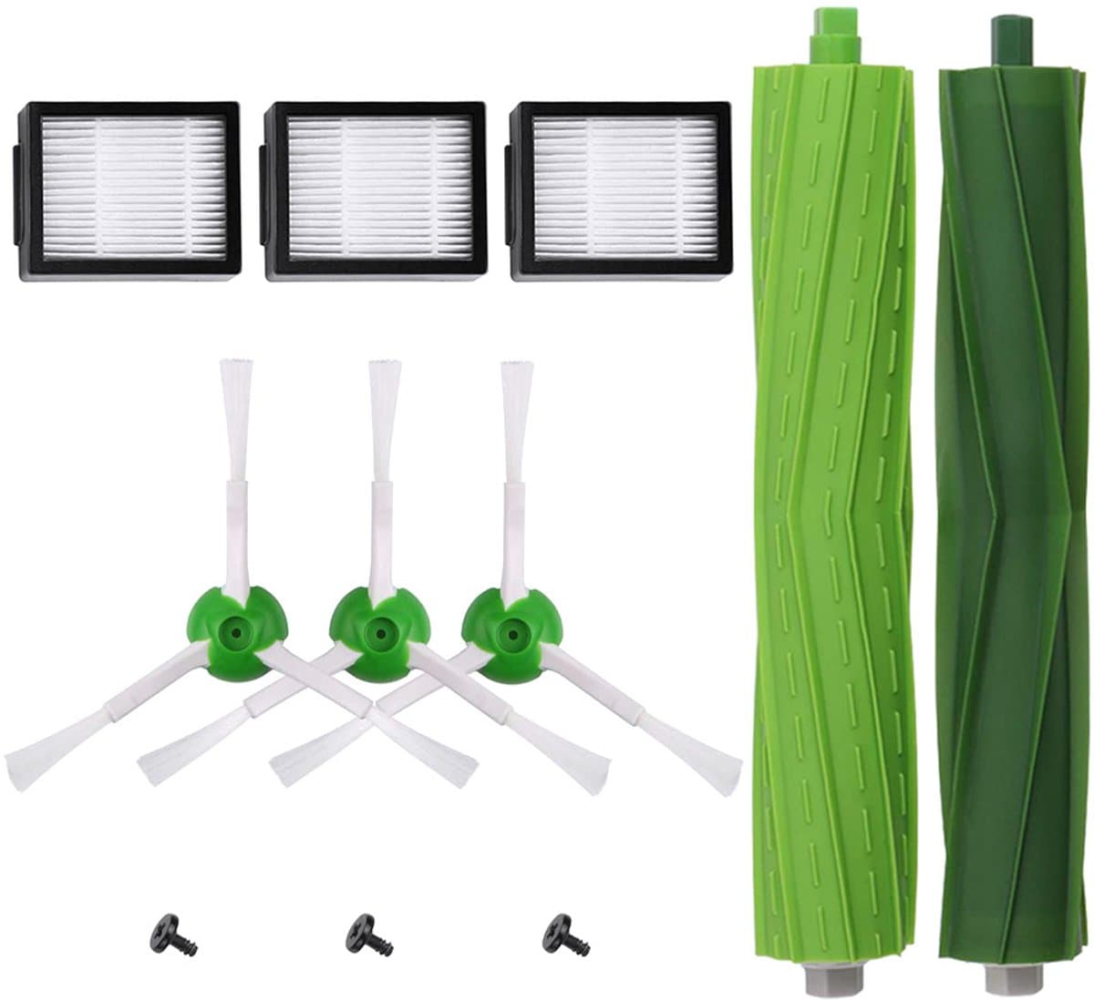 11-in-1 Vervangende Accessoirekit (Filters & Borstels) Geschikt voor iRobot Roomba i3/i3+/i4/i7/i7+/E5/E6/E7 — afbeelding 1
