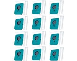 12 Stuks Stofzuigerzakken -VCA-ADB95 Stofzuiger Filter Zakken - Stofzakken - Stofzuiger Vuil Verwijdering Tas - voor Samsung Bespoke Jet VCA-ADB95 Clean Station VS20A95923W reserveonderdelen