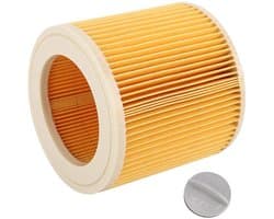 Dailygoods- Cartridge Filter - Stofzuigerfilter - Compatibel voor Kacher A2004/A2054/A2204/A2656 - Allergieën - Eenvoudige installatie - Gloednieuw 120x120x112mm