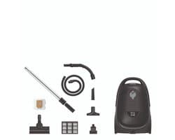 Nilfisk Perform Allergy Plus Stofzuiger met Zak – HEPA 14 Filter, 4L Capaciteit, LED Combi Mondstuk, 2m Slang, Geschikt voor Tapijt & Harde Vloeren, 10 Jaar Motorgarantie