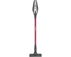 Draadloze Steelstofzuiger - Zakloos Apparaat - Efficiënt Schoonmaken - Dubbele LED Verlichting - 45 Min Autonomie - Framboos Rood