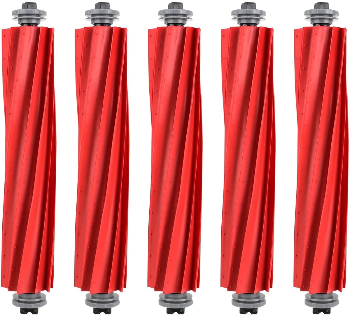 Hoofdborstel voor robotstofzuiger - 5 stuks - ABS-rubber — afbeelding 1