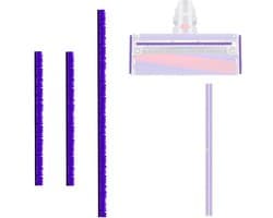 Store_7 - Set van 3 pluche strips - Stofzuiger accessoires - Blauw - Zelfklevende